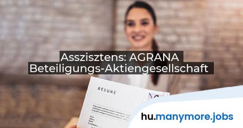 Asszisztens: AGRANA Beteiligungs-Aktiengesellschaft | manymore.jobs