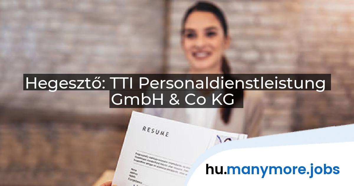 Hegesztő: TTI Personaldienstleistung GmbH & Co KG | manymore.jobs