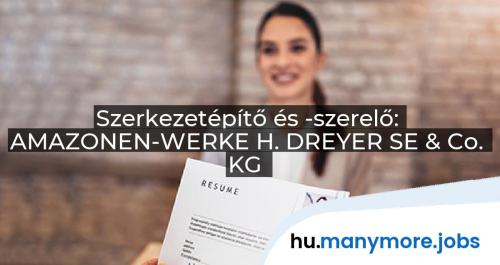 Szerkezetépítő és -szerelő: AMAZONEN-WERKE H. DREYER SE & Co. KG | manymore.jobs