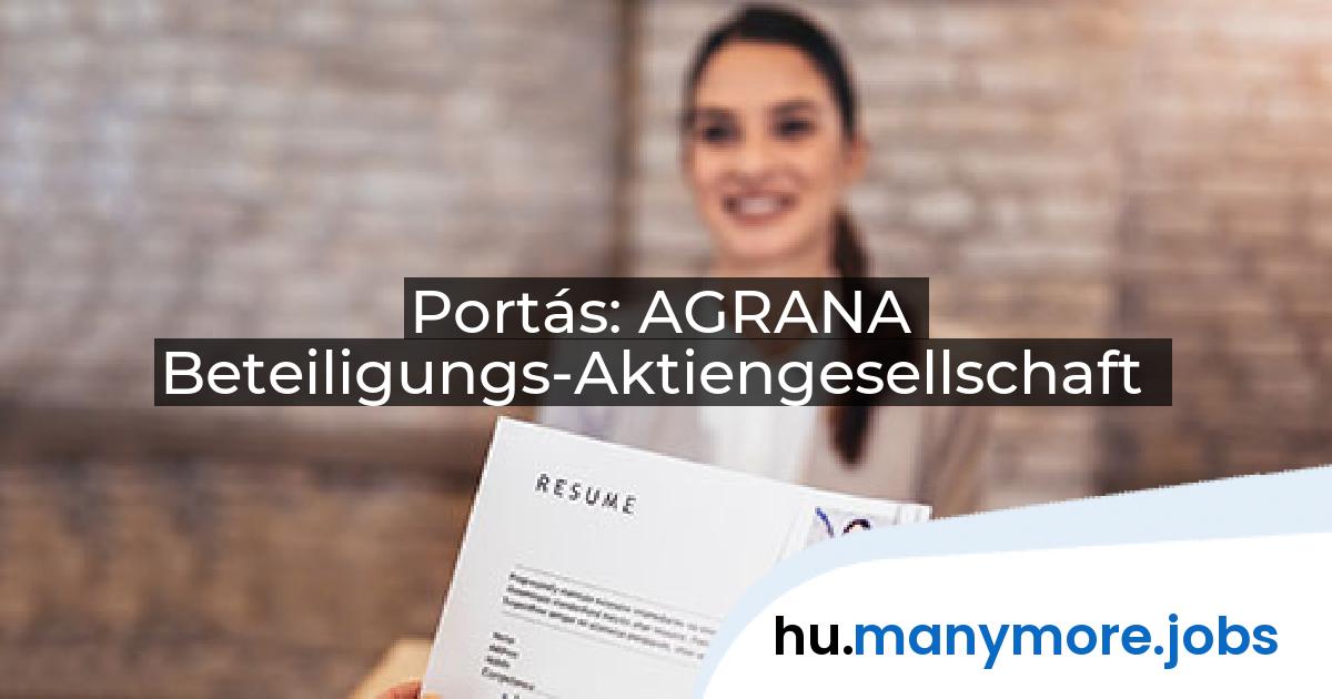 Portás: AGRANA Beteiligungs-Aktiengesellschaft | manymore.jobs