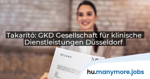 Takarító: GKD Gesellschaft für klinische Dienstleistungen Düsseldorf | manymore.jobs
