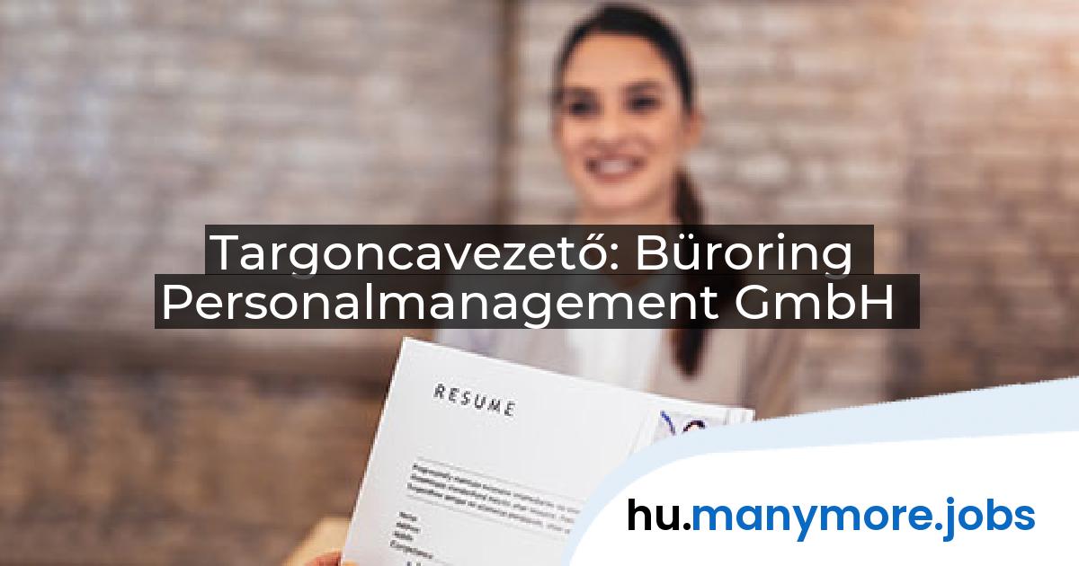 Targoncavezető: Büroring Personalmanagement GmbH | manymore.jobs